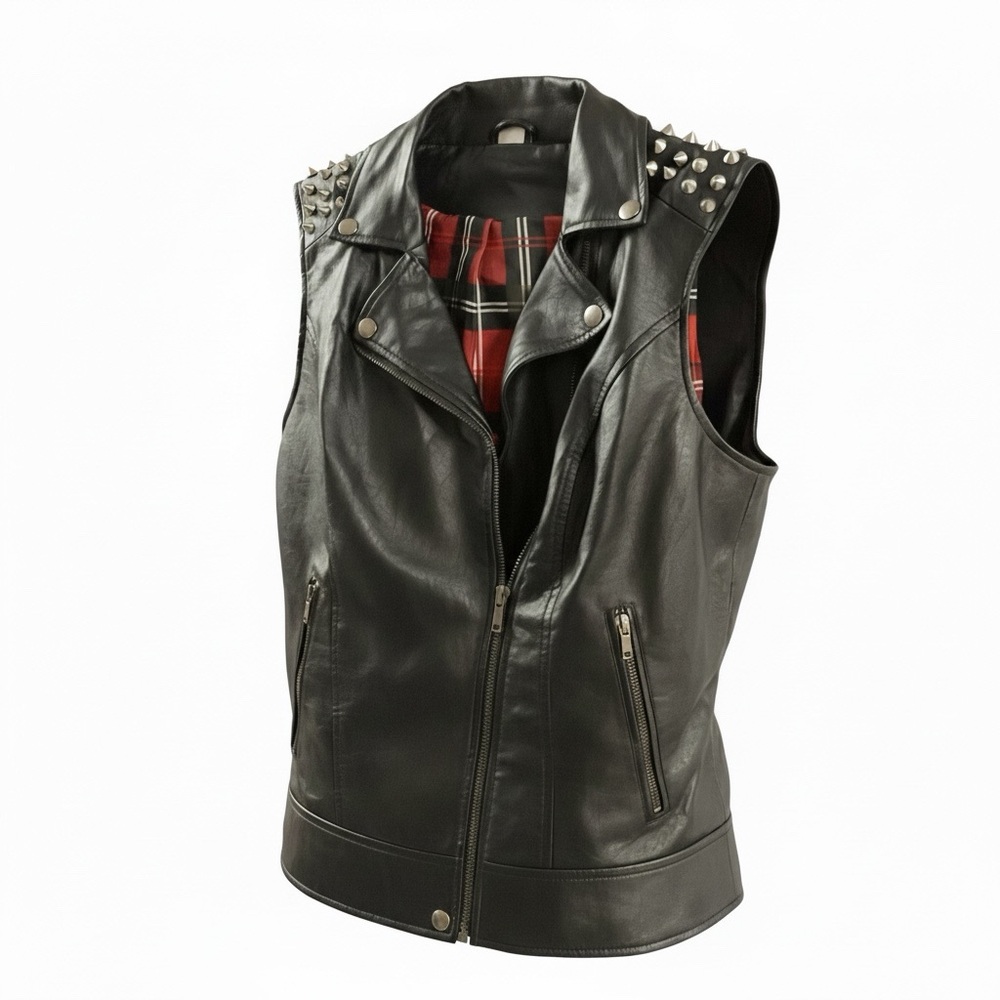 Riverdale Toni South Side Serpents Vegan Leather Vest Size SM